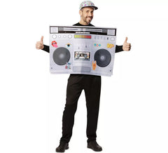 Costume da cassetta radiofonica anni '80 per adulto