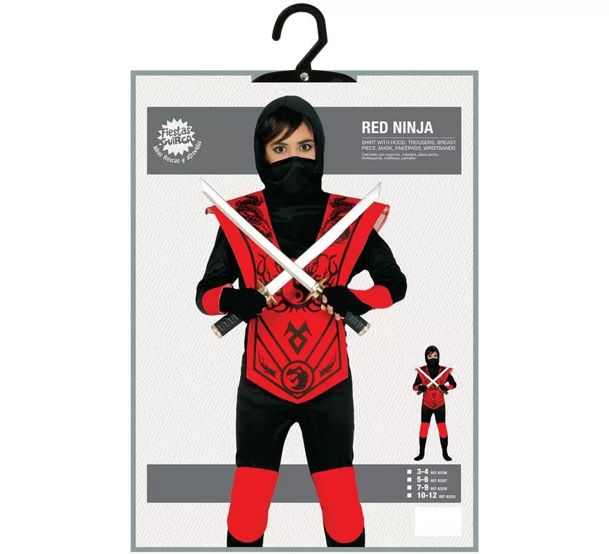 Translation missing: it.Disfraz de Red Ninja varias tallas