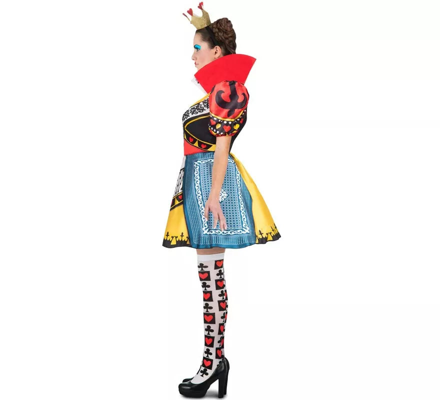Translation missing: it.Disfraz de Reina de Corazones con medias para mujer