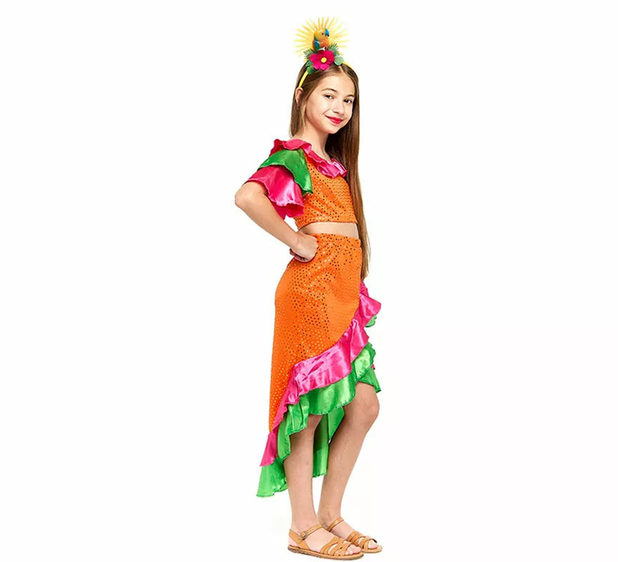 Translation missing: it.Disfraz de Reina de Samba para niña