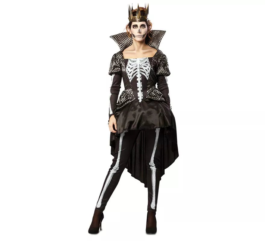 Translation missing: it.Disfraz de Reina Esqueleto para mujer