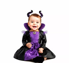 Costume da Regina Cattiva con Corna per Neonati