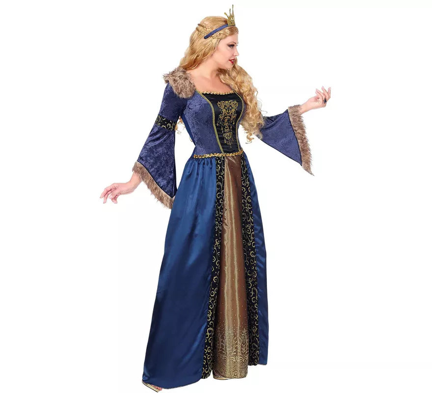 Translation missing: it.Disfraz de Reina Medieval Largo para mujer