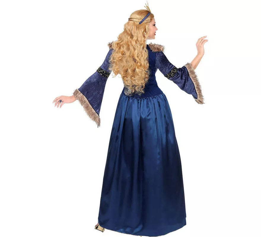 Translation missing: es.Disfraz de Reina Medieval Largo para mujer