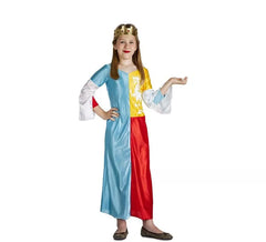 Costume da Regina Medievale per bambina