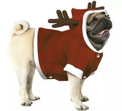 Costume da renna di Babbo Natale da cane