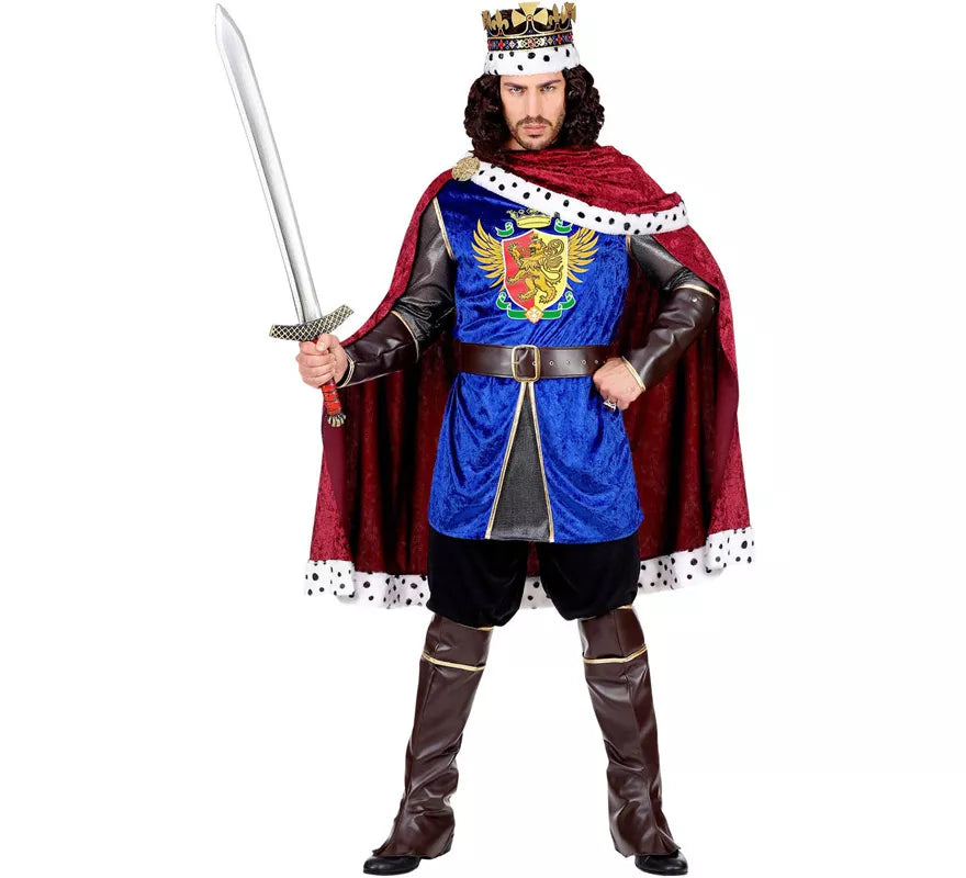 Translation missing: es.Disfraz de Rey de Guerreros Medieval para hombre