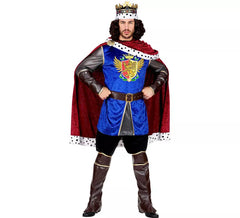 Disfraz de Rey de Guerreros Medieval para hombre