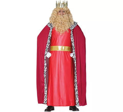 Costume del Re Mago rosso per uomo