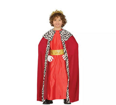 Costume di Re Mago rosso per Bambino