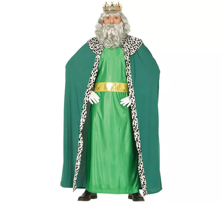 Translation missing: it.Disfraz de Rey Mago Verde para hombre