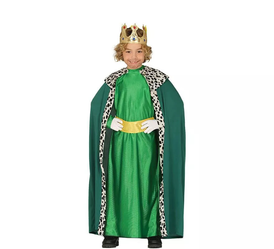 Translation missing: it.Disfraz de Rey Mago Verde para niño
