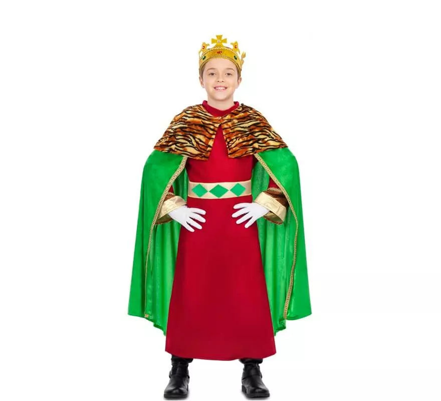 Translation missing: es.Disfraz de Rey Mago Verde para niño y bebé