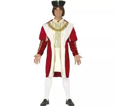 Costume da re medievale per uomo