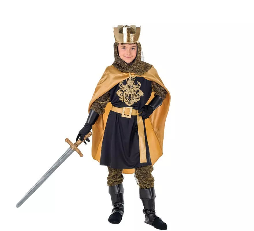 Translation missing: es.Disfraz de Rey Medieval para niño