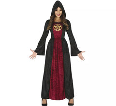 Costume ritualista con cappuccio per donna