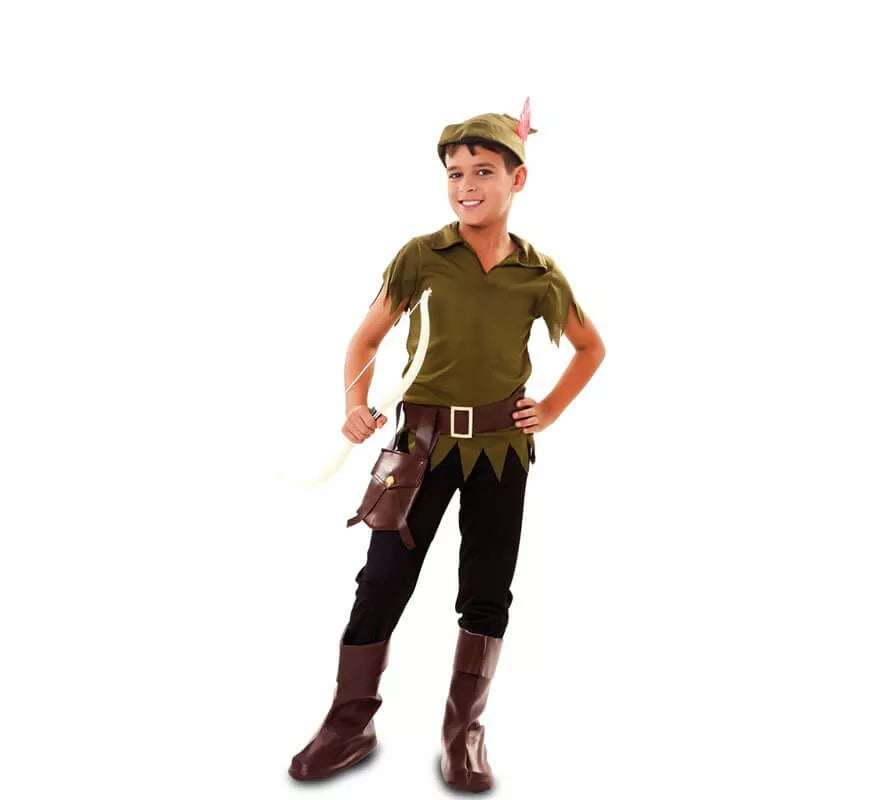 Translation missing: it.Disfraz de Robin Hood con bolso para niño