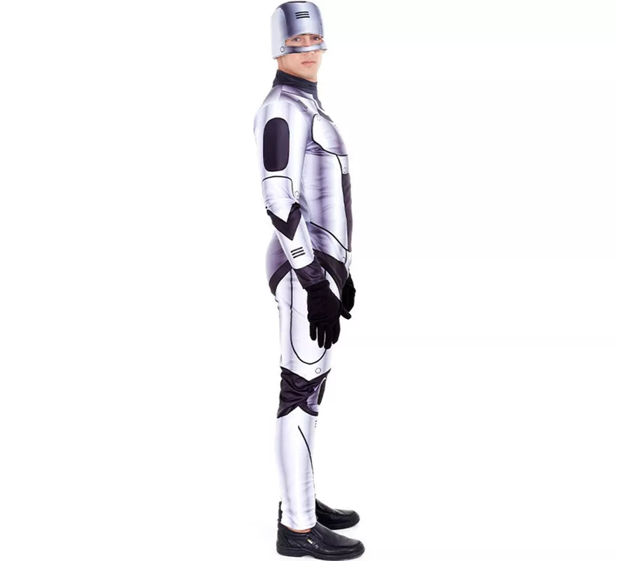 Translation missing: es.Disfraz de Robot Killer Plateado para hombre