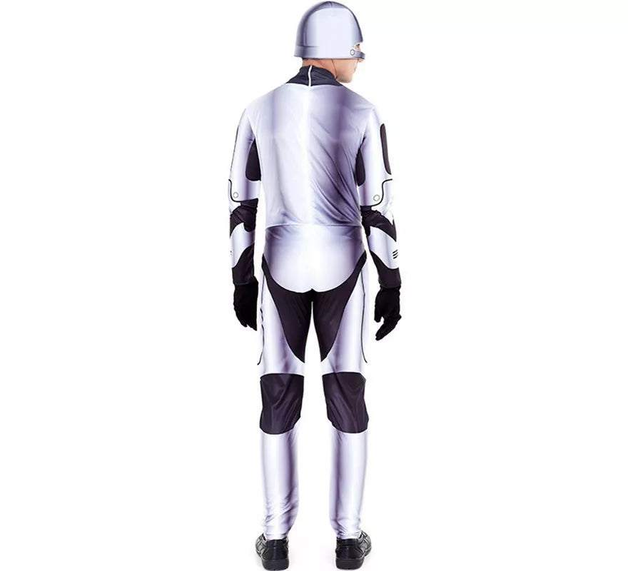 Translation missing: it.Disfraz de Robot Killer Plateado para hombre