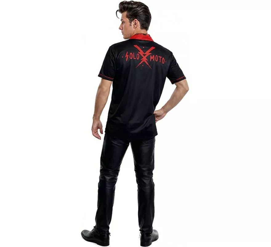 Translation missing: it.Disfraz de Rockabilly Negro Años 50 para hombre