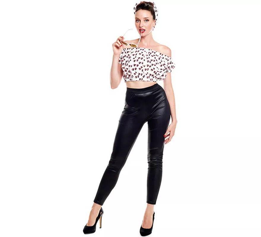 Translation missing: it.Disfraz de Rockabilly Top Años 50 para mujer