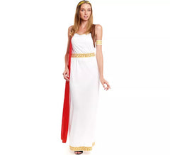 Disfraz de Romana Imperial Blanco para mujer