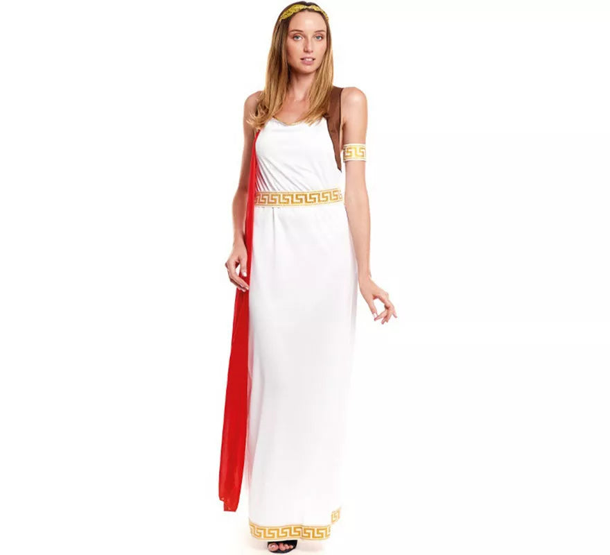 Translation missing: it.Disfraz de Romana Imperial Blanco para mujer