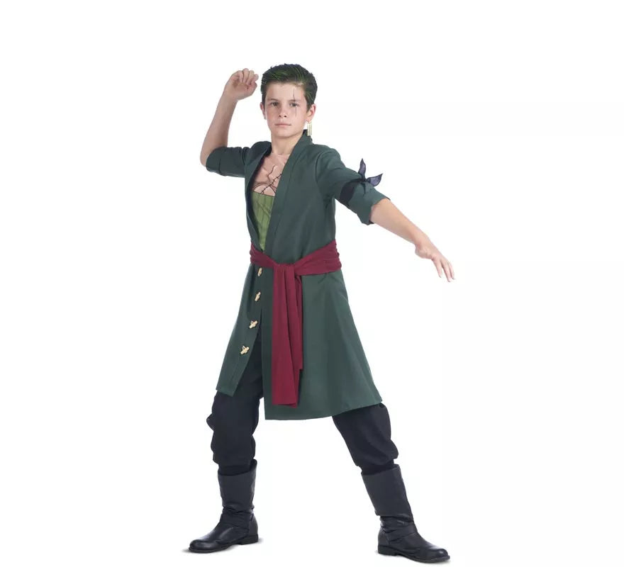 Translation missing: it.Disfraz de Roronoa Zoro de One Piece para niño