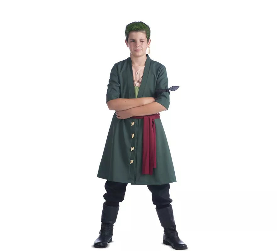 Translation missing: it.Disfraz de Roronoa Zoro de One Piece para niño