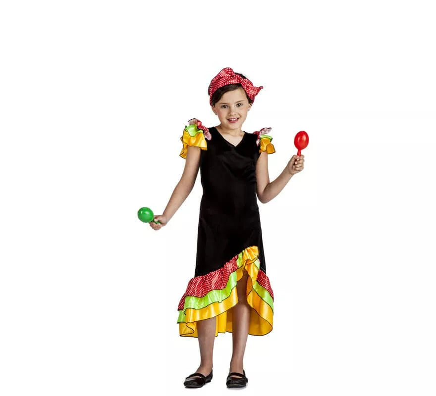 Translation missing: es.Disfraz de Rumbera para niña