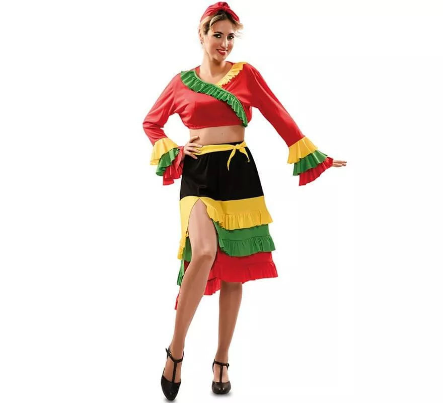 Translation missing: es.Disfraz de Rumbera Roja para mujer
