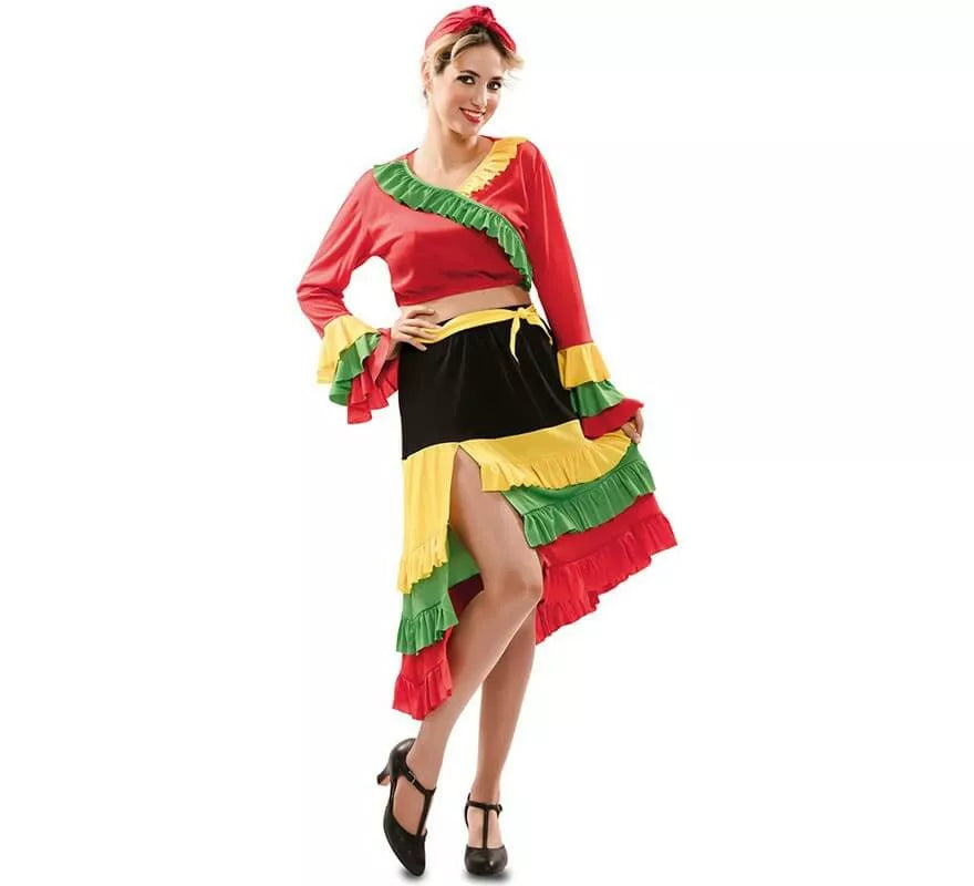 Translation missing: it.Disfraz de Rumbera Roja para mujer
