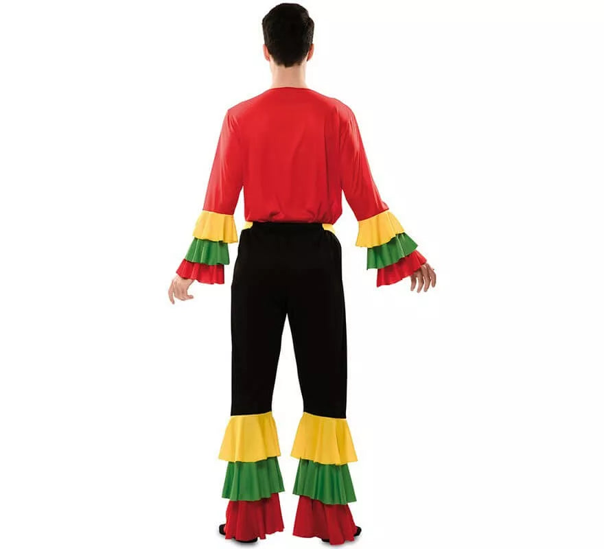 Translation missing: it.Disfraz de Rumbero Rojo para hombre