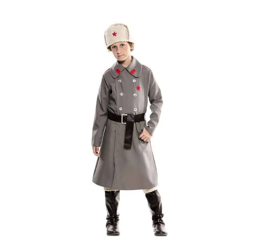 Translation missing: it.Disfraz de Ruso Gris para niño