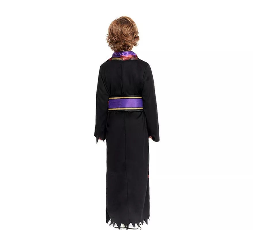 Translation missing: it.Disfraz de Sacerdote Sangriento negro con estola para niño