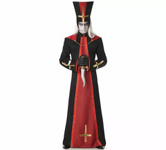 Costume da prete satanico per uomo