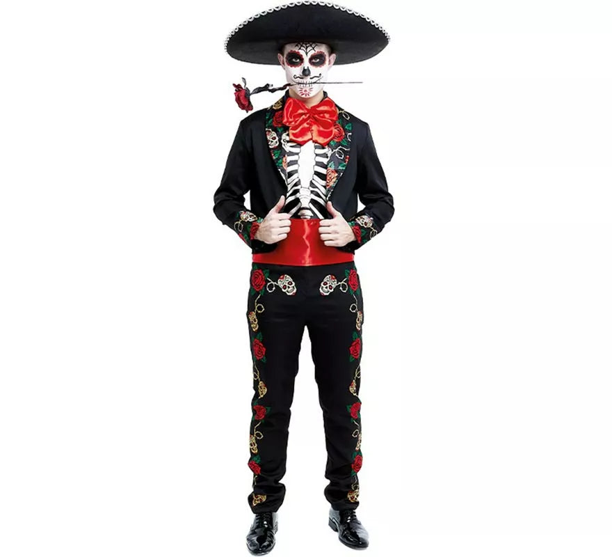 Translation missing: it.Disfraz de Señor Catrin Día de los Muertos para hombre