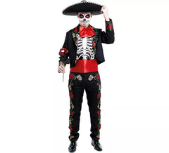 Costume da Señor Catrin Il Giorno dei Morti per uomo