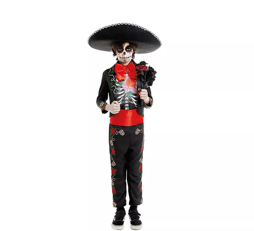 Translation missing: es.Disfraz de Señor Catrin Día de los Muertos para niño