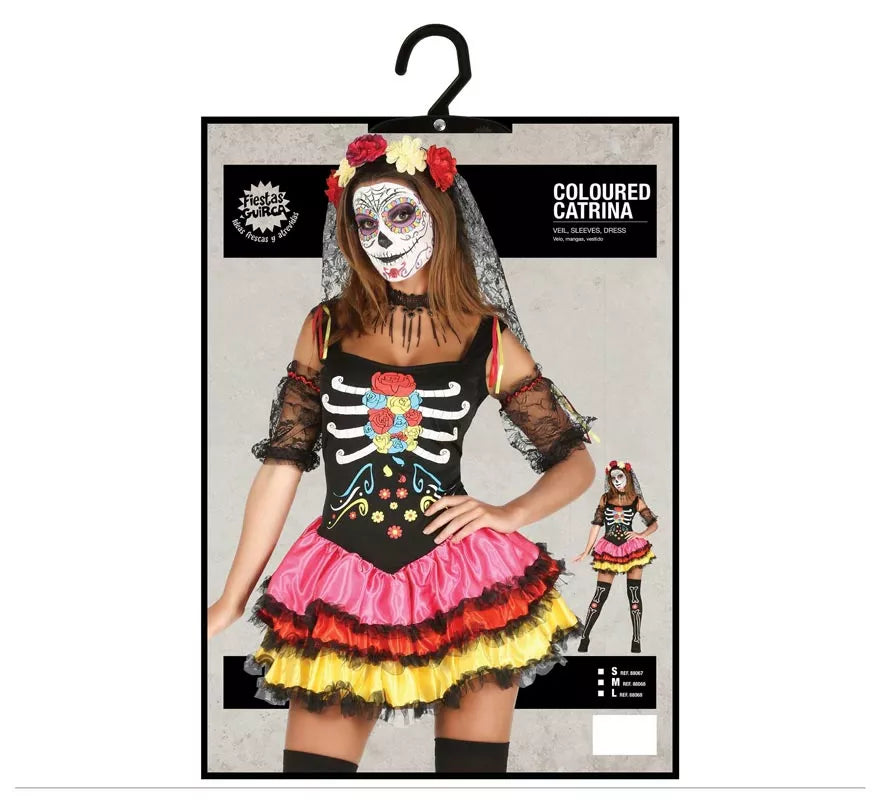 Translation missing: it.Disfraz de Señorita del Día de Muertos para mujer