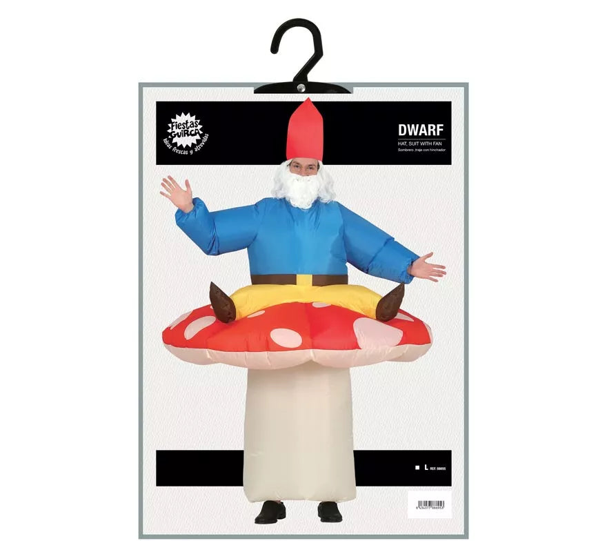 Translation missing: it.Disfraz de Seta Hinchable con Enanito para adultos