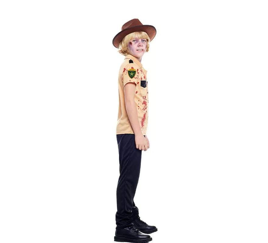 Disfraz de Sheriff Zombie para niño