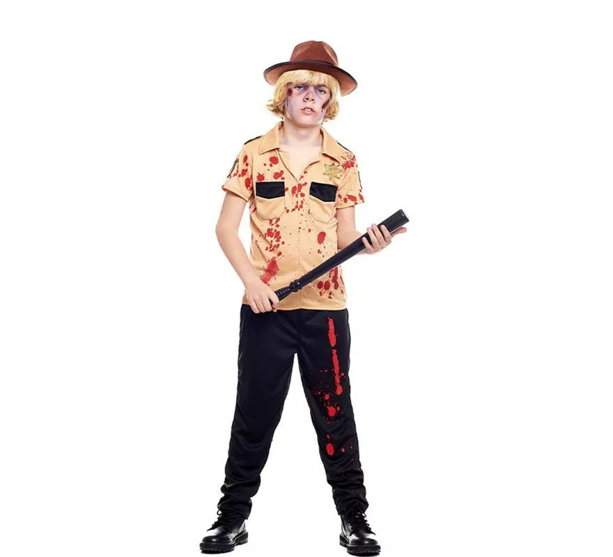 Translation missing: es.Disfraz de Sheriff Zombie para niño