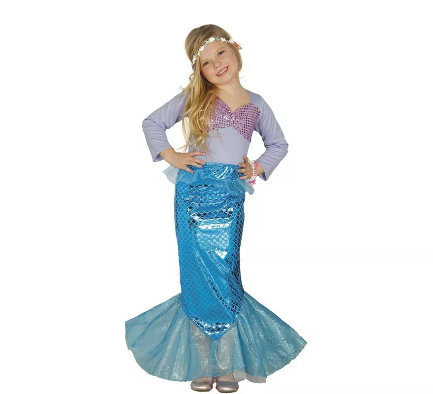 Translation missing: es.Disfraz de Sirena Brillante para niña