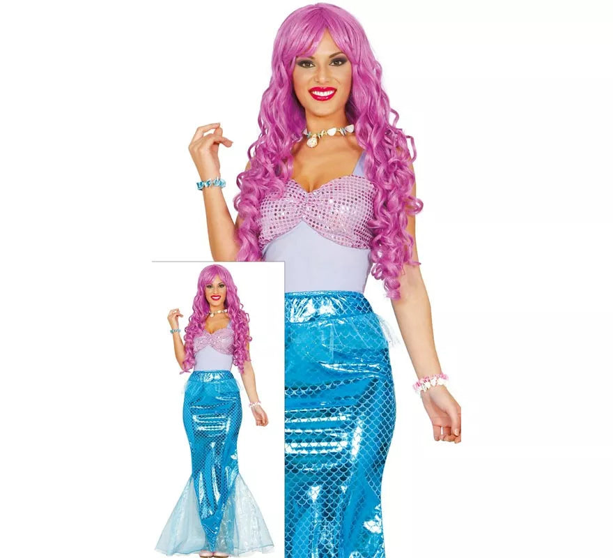 Translation missing: it.Disfraz de Sirena Glamour para mujer