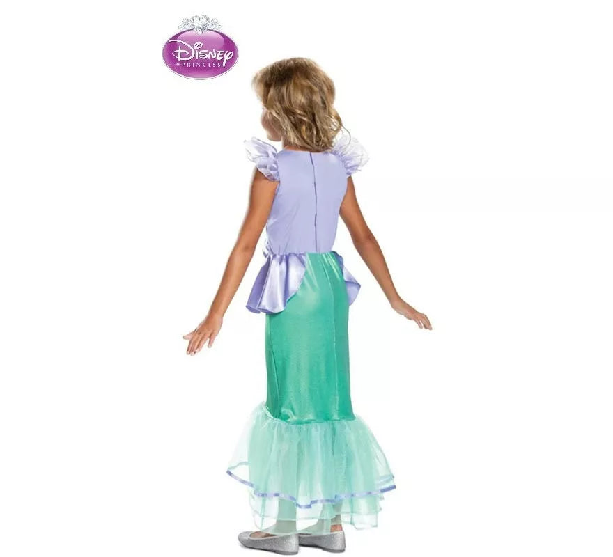 Translation missing: it.Disfraz de Sirenita Ariel Disney Deluxe para niña