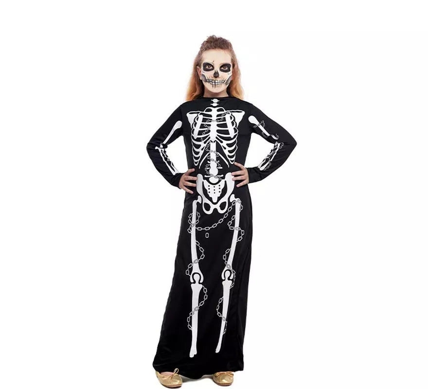 Translation missing: it.Disfraz de Skull Lady para niña