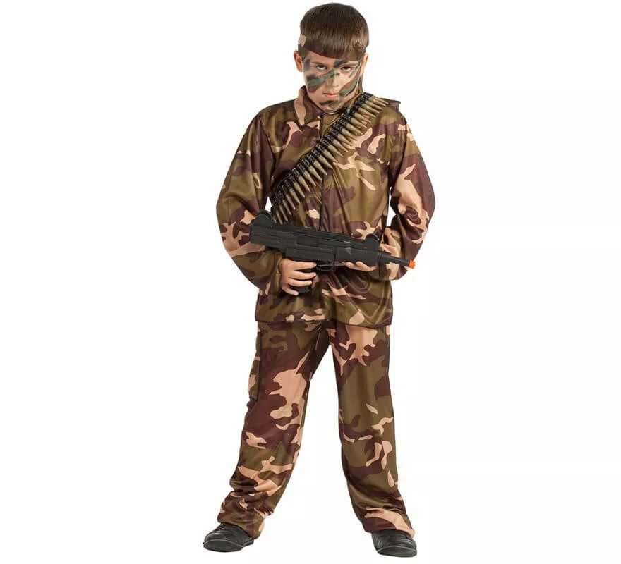 Translation missing: it.Disfraz de Soldado Camuflaje para niño