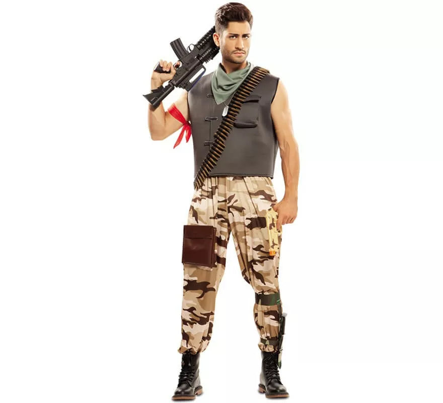 Translation missing: it.Disfraz de Soldado de Combate para hombre