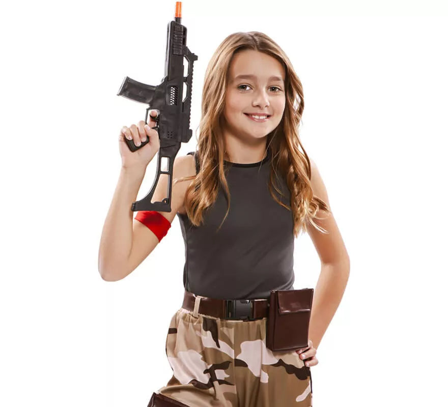 Disfraz de Soldado de Combate para niña